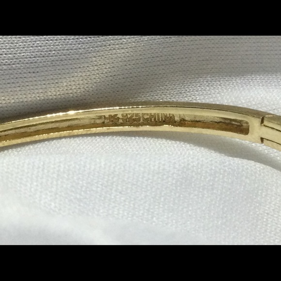 NWT Gemstones 925 Sterling silver bangle bracelet - Picture 4 of 4